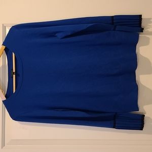 Talbots L blue sweater